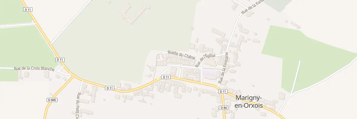 Plan du 6 Pl de la Halle à Marigny-en-Orxois