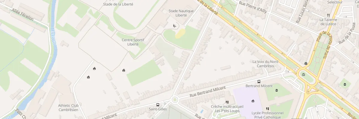 Plan du 24 Rue de Châteaudun à Cambrai