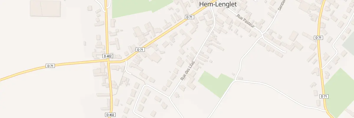 Plan du 26 Rue des Lilas à Hem-Lenglet