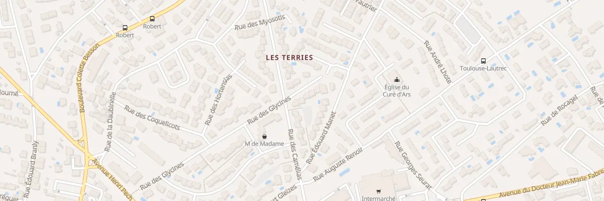 Plan du 32 Rue des Glycines à Béziers