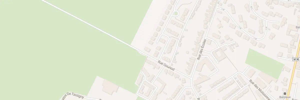 Plan du 8 Rue Gounod à Baisieux