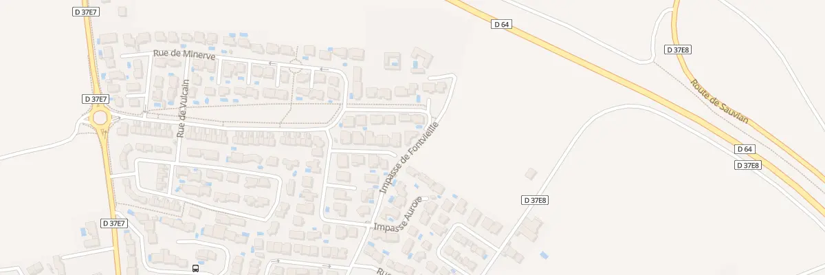 Plan du 14 Rue de Bacchus à Vendres