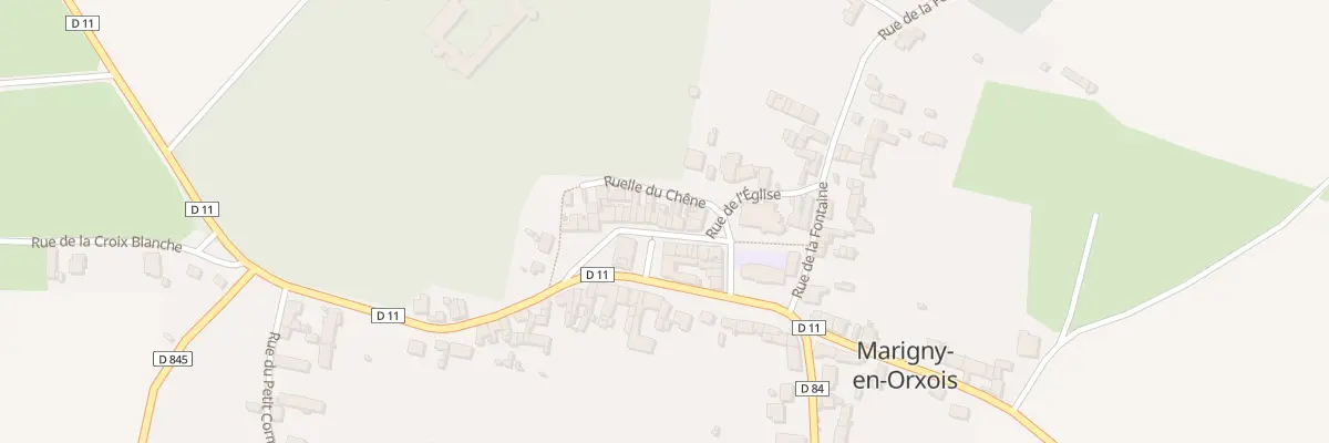 Plan du 3 Pl de la Halle à Marigny-en-Orxois