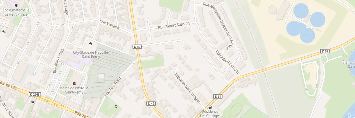Plan du 11 Imp des Cottages à Neuville-Saint-Rémy