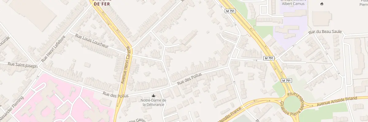 Plan du 129 Rue des Poilus à Wattrelos