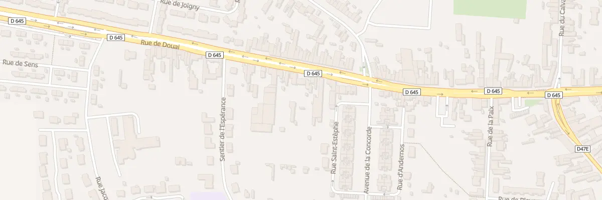 Plan du 103B Rue de Douai à Auberchicourt