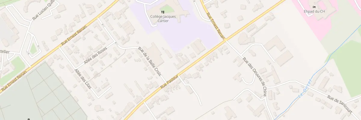Plan du 145 Rue Pasteur à Chauny