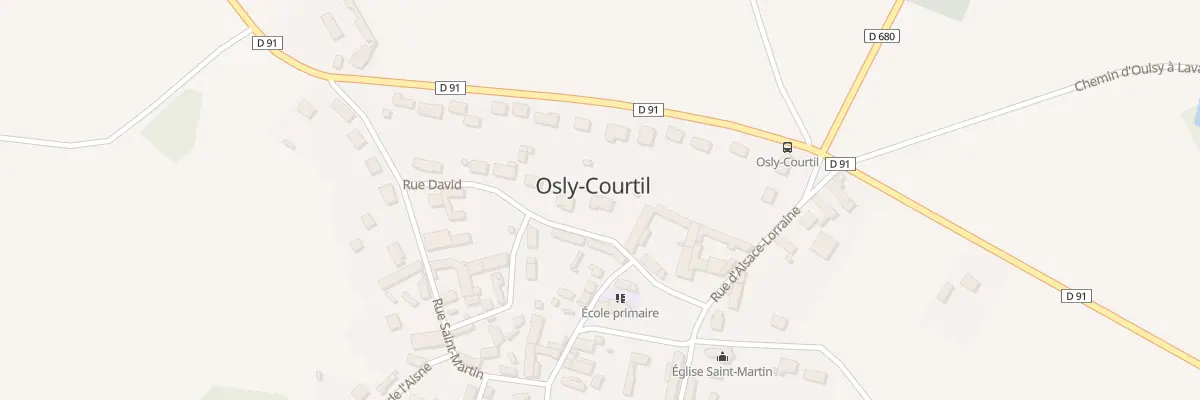 Plan du 4 Rue David à Osly-Courtil