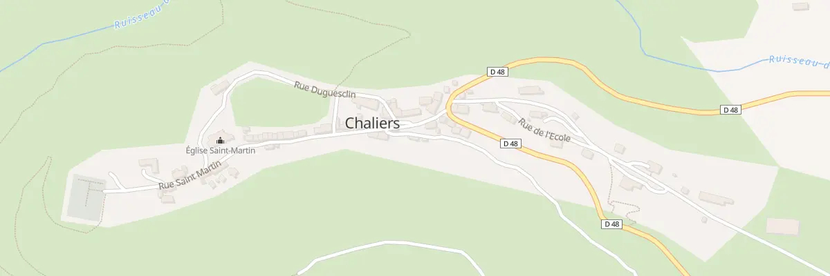 Plan du 5023 Le Bourg à Chaliers