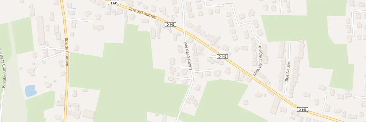 Plan du 84 Rue des Sablons à Genech