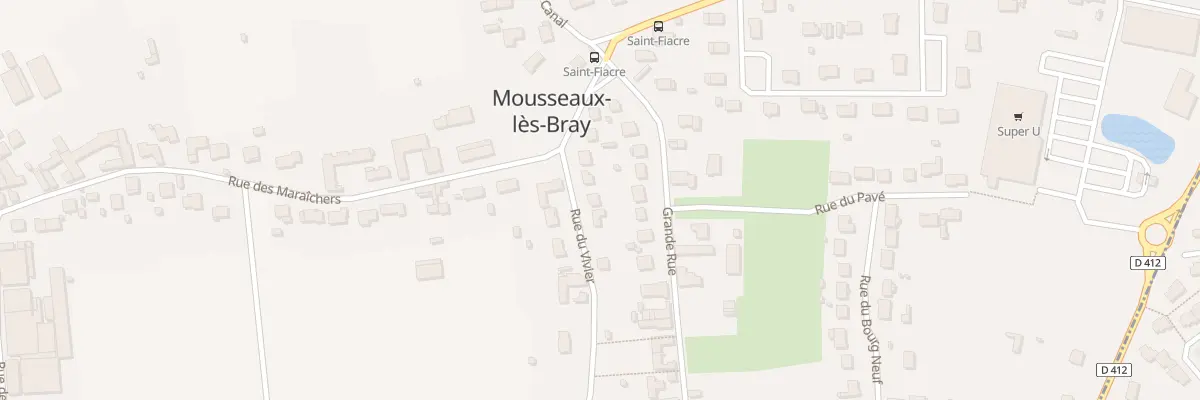 Plan du 53 Che du Vivier à Mousseaux-lès-Bray