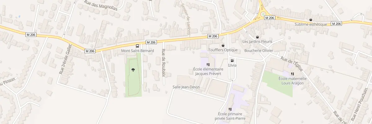Plan du 37 Rue de Roubaix à Toufflers