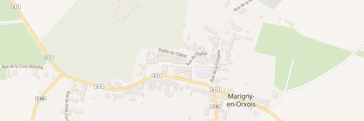 Plan du 5 Rue de l’Eglise à Marigny-en-Orxois