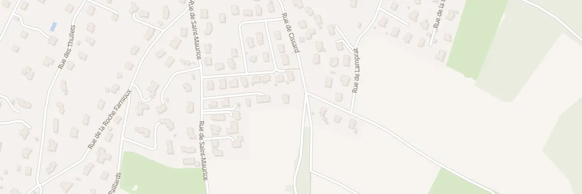 Plan du 10 Rue de Cissard à Mirefleurs