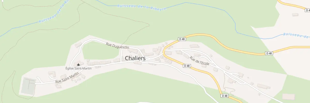 Plan du 5024 Le Bourg à Chaliers