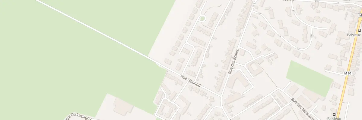 Plan du 36 Rue Frédéric Chopin à Baisieux