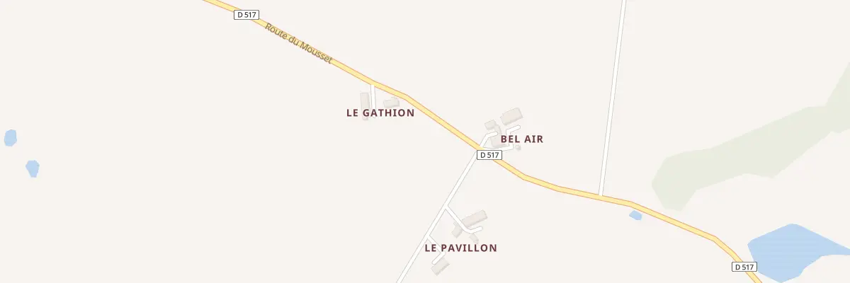 Plan du 3 Rte Du Mousset à Meillard