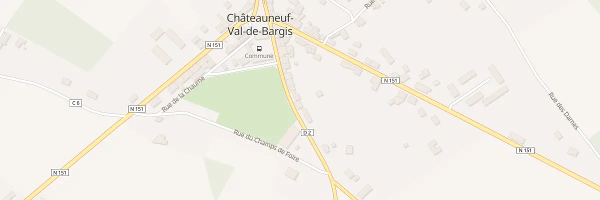 Plan du 17 Rue Maurice Kriegel Valrimont à Châteauneuf-Val-de-Bargis