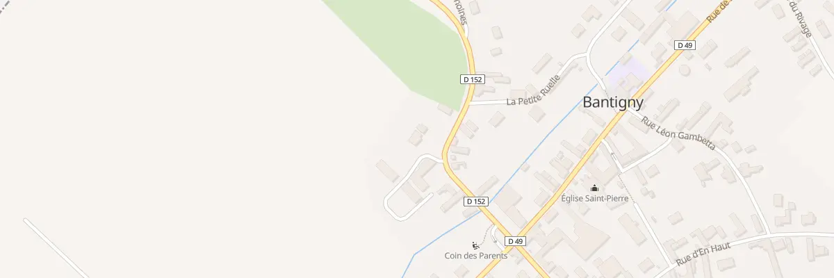 Plan du 133 Rue des Chanoines à Bantigny