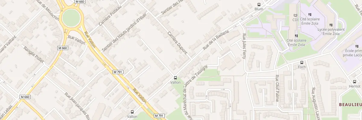 Plan du 39 Rue de la Baillerie à Wattrelos