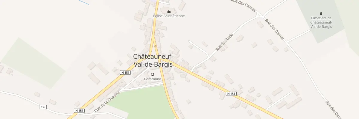 Plan du 9 Rte de Varzy à Châteauneuf-Val-de-Bargis