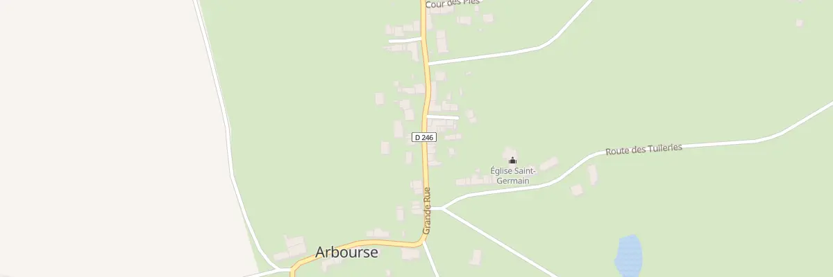 Plan du 20 Grande Rue à Arbourse
