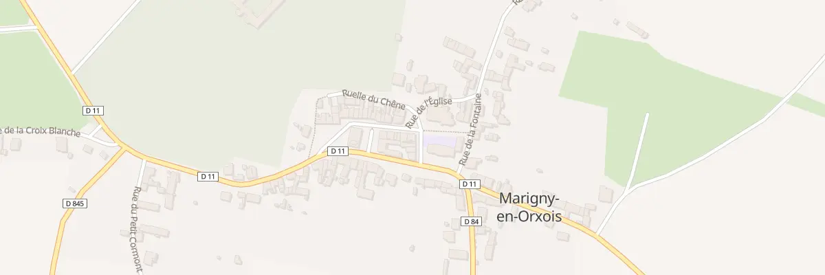 Plan du 8 Rue de l’Eglise à Marigny-en-Orxois