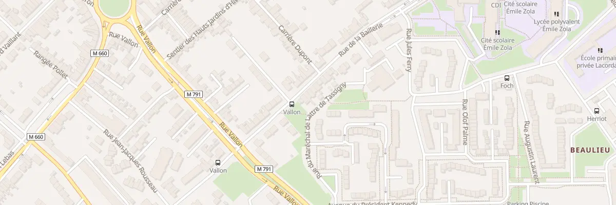 Plan du 36 Rue de la Baillerie à Wattrelos