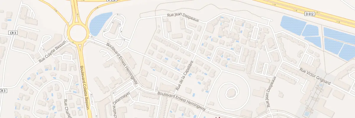 Plan du 6 Rue Jean de Label à Béziers
