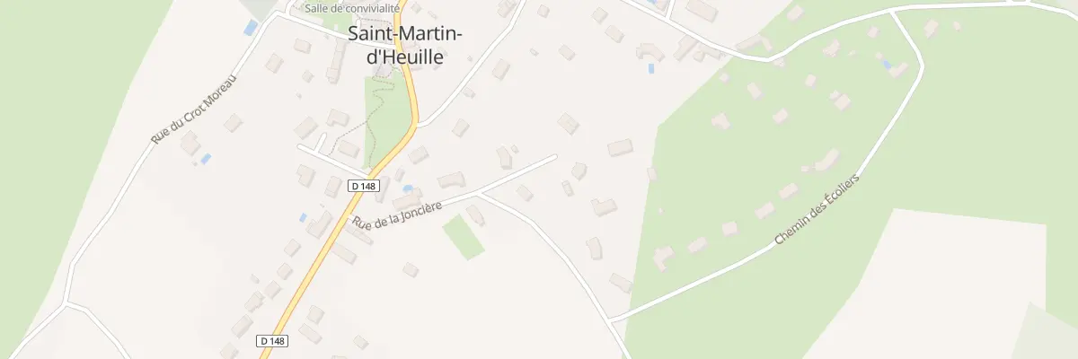 Plan du 7 Rue de la Joncière à Saint-Martin-d’Heuille