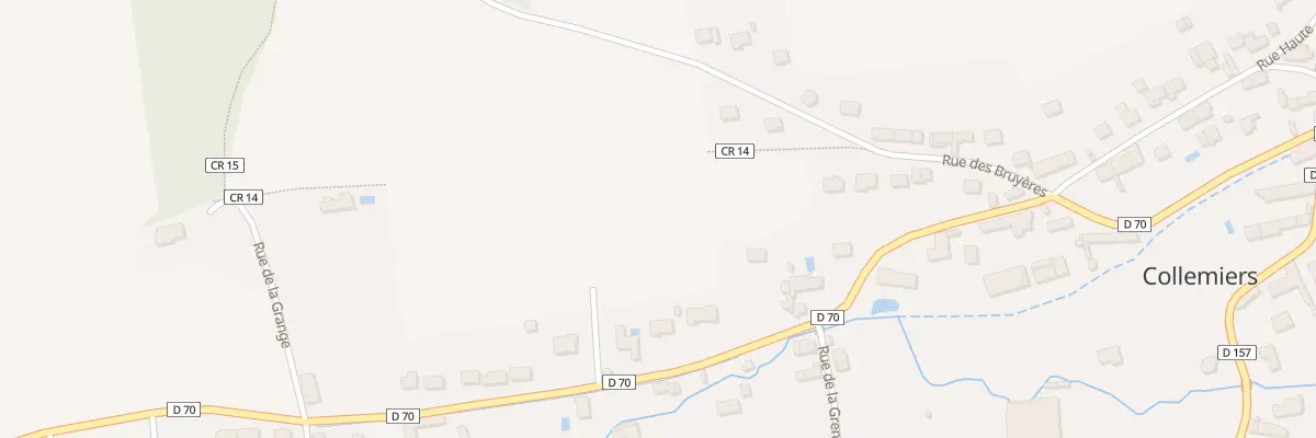Plan du 14 Rue de la Mal Ecluse à Collemiers