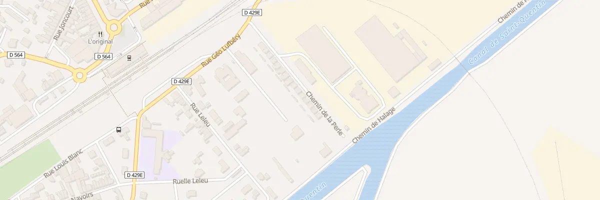 Plan du 11 Che de la Perle à Chauny