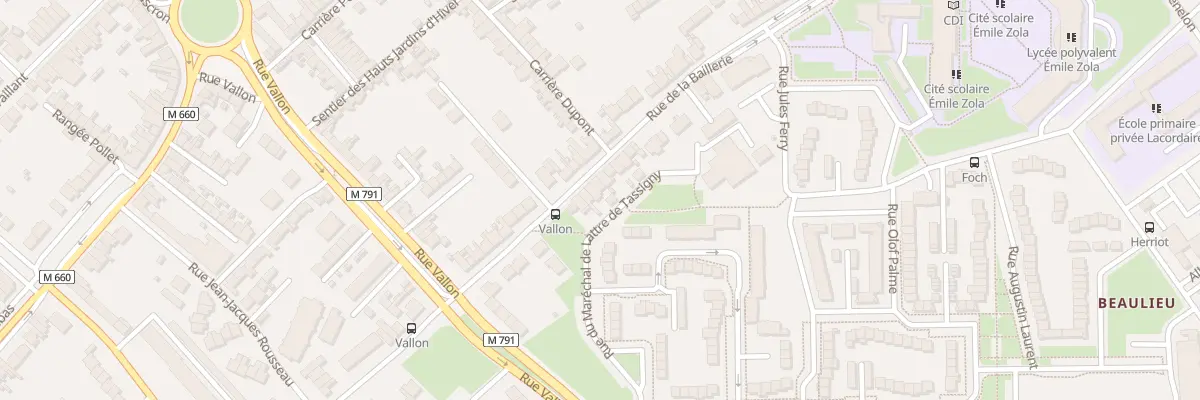Plan du 40 Rue de la Baillerie à Wattrelos