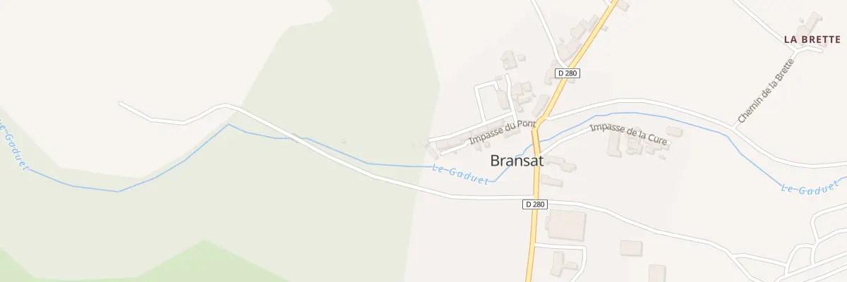 Plan du 14 Imp du Pont à Bransat