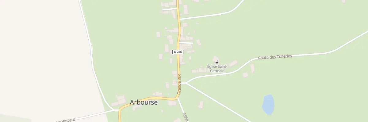 Plan du 23 Grande Rue à Arbourse