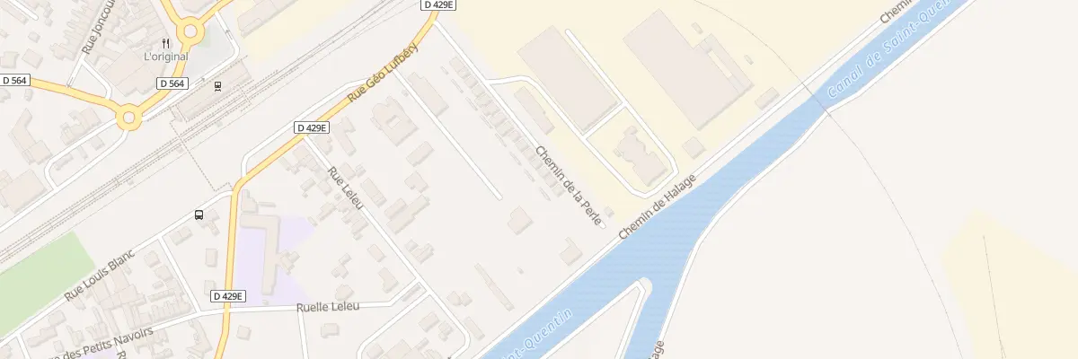 Plan du 13 Che de la Perle à Chauny