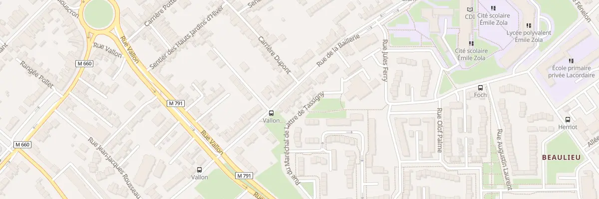 Plan du 44 Rue de la Baillerie à Wattrelos