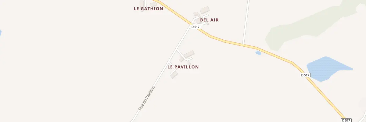 Plan du 1 Rue du Pavillon à Meillard