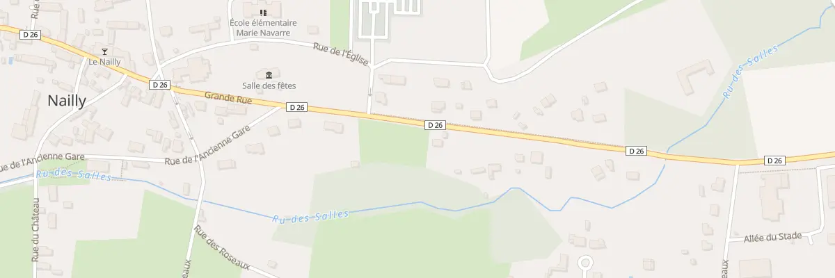 Plan du 78 Gr Grande Rue à Nailly