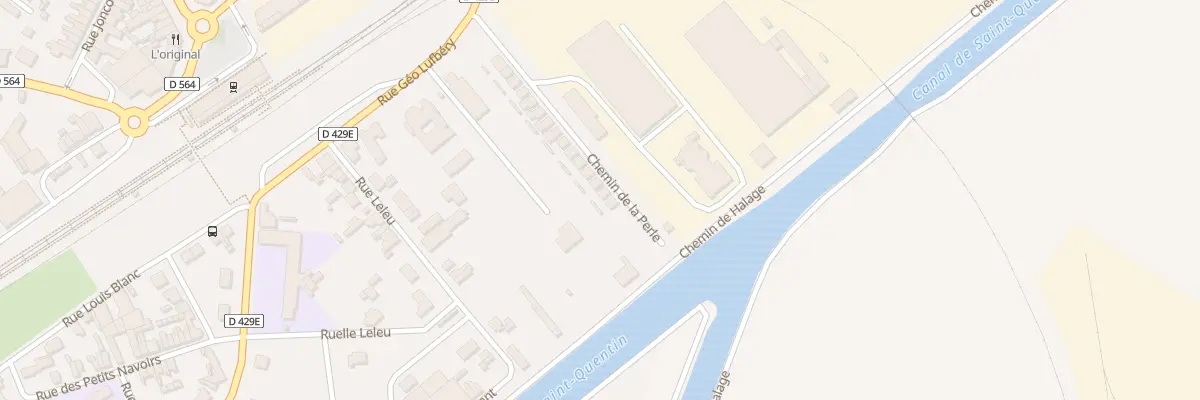 Plan du 14 Che de la Perle à Chauny
