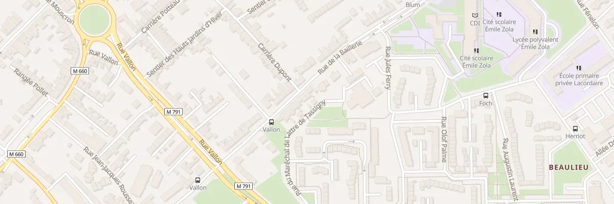 Plan du 48 Rue de la Baillerie à Wattrelos