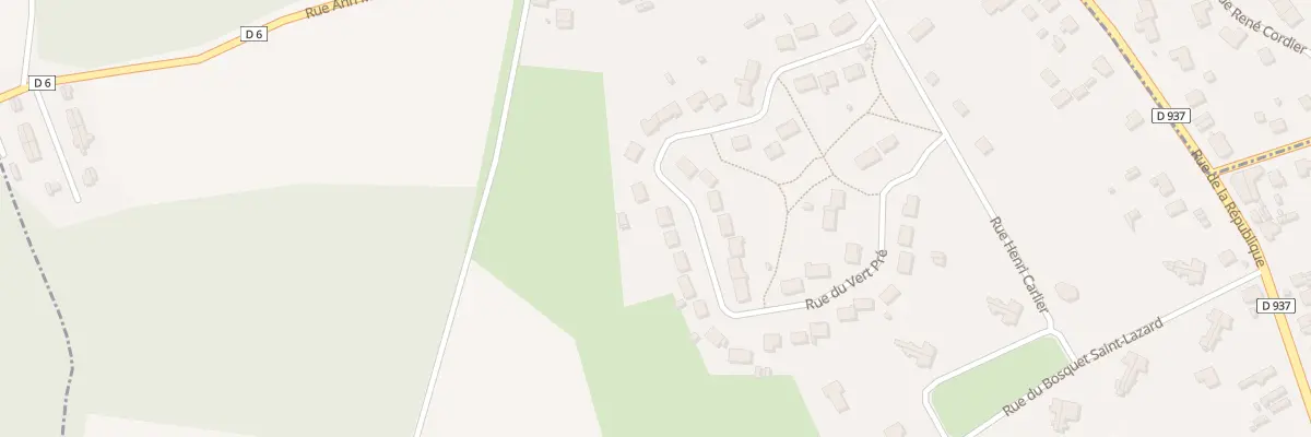 Plan du 23 Rue du Vert Pré à Autreville