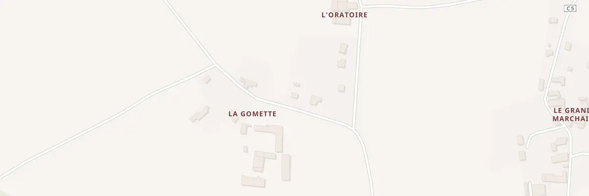 Plan du 132 L’Oratoire à Bussy-le-Repos
