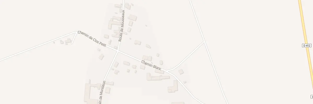 Plan du 105 Che Blanc à Mousseaux-lès-Bray