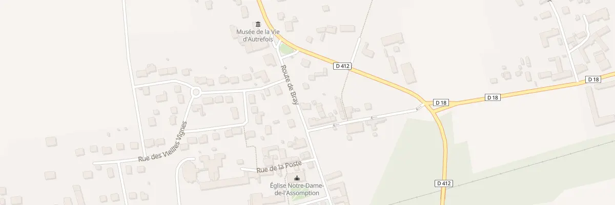 Plan du 4 Rte de Bray aux Ormes-sur-Voulzie