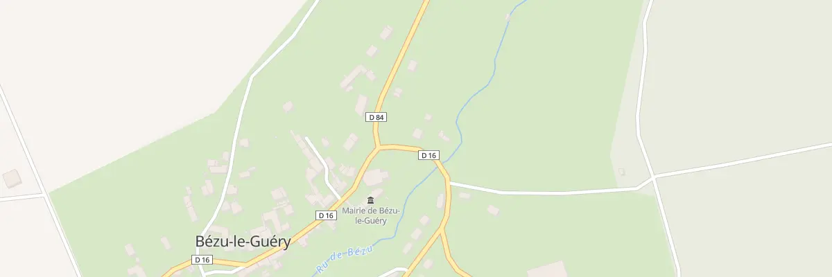 Plan du 1 Rue de Villiers à Bézu-le-Guéry