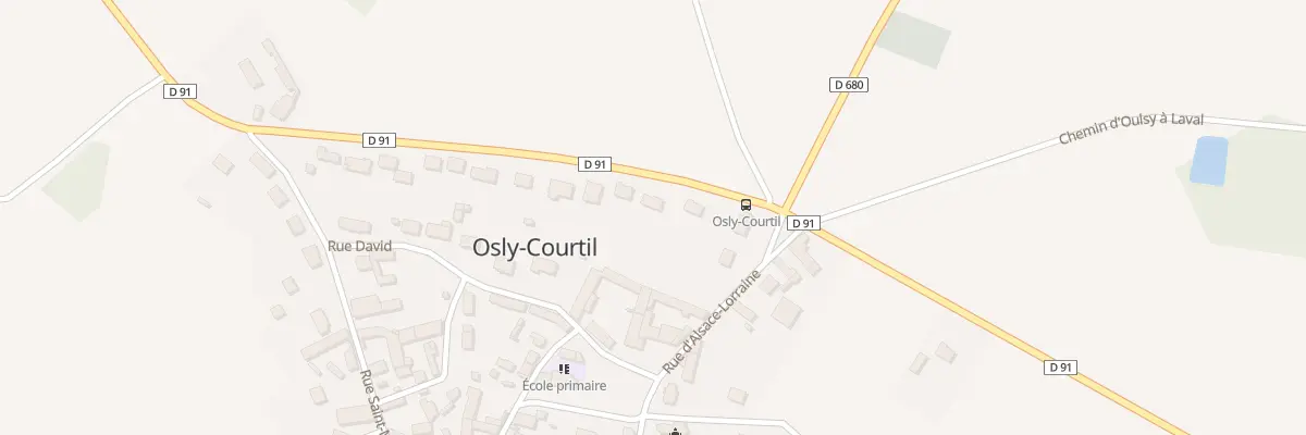 Plan du 7 Rte de Fontenoy à Osly-Courtil