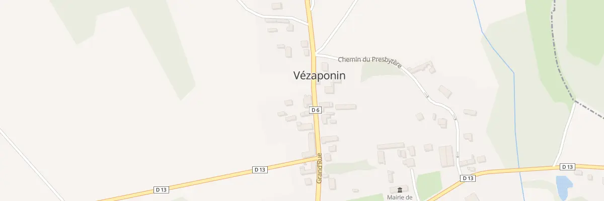 Plan du 25 Gr Grand Rue à Vézaponin