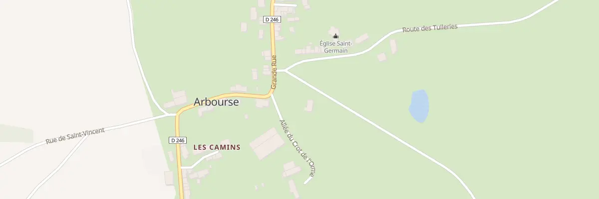 Plan du 1 Rte de la Vendome à Arbourse