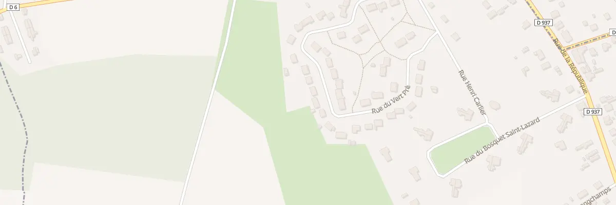 Plan du 29 Rue du Vert Pré à Autreville